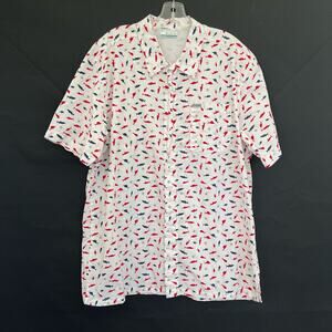Columbia PFG men’s sharks button front shirt